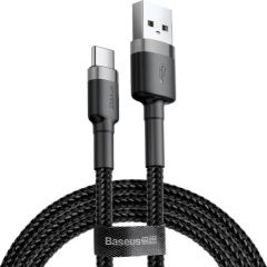 Baseus Cafule cable USB-C 3A 0.5m (Gray+Black) Data USB kabeļi