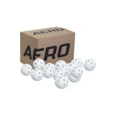 Salming florbola bumbiņas AERO  200 p  box  baltas (4131891-0707)