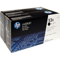 HP Q7553XD No.53X Dual Pack Black Cartridge (Q7553XD) EOL