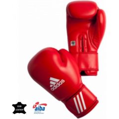 Adidas boksa cimdi ar AIBA apstiprinājumu sarkani - 10 oz