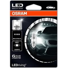 OSRAM spuldze C5W LED 31 mm BLI 1 gab. Autospuldzes
