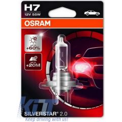 OSRAM spuldze H7 55W Silverstar Autospuldzes