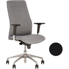 Ergonomisks biroja krēsls NOWY STYL SOLO R STEEL CHROME melns