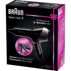 Hair Dryer Braun Satin Hair 7 SensoDryer HD780, Black