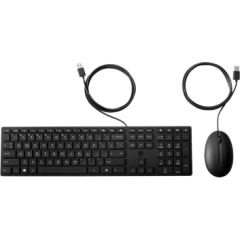 HP Wired 320MK Mouse Keyboard combo - EST / 9SR36AA#ARK
