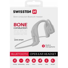 Swissten Наушники Bluetooth с костной проводимостью Белый