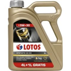 Motoreļļa LOTOS SYNTHETIC C2+C3 5W30 4+1L, Lotos Oil