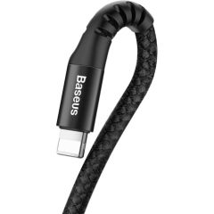 Cable Baseus  Spring type USB2.0 A plug - IP Lightning plug 1.0m 2A black