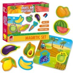 Roter Kafer Roter Käfer  Magnetic Puzzle Fruits  Art.RK2090-06 Puzle ar magnētiem Augļi (Vladi Toys)