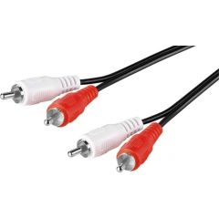 Goobay Stereo RCA cable 2x RCA 50030 5 m