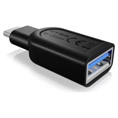 Raidsonic ICY BOX Adapter for USB 3.0 Type-C plug to USB 3.0 Type-A interface Black