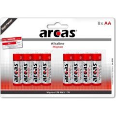 Arcas AA/LR6, Alkaline, 8 pc(s)