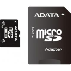 ADATA 8 GB, MicroSDHC, Flash memory class 4, SD adapter