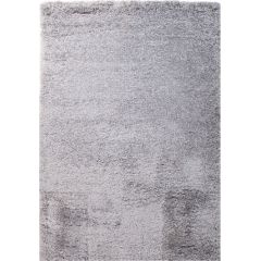 Carpet VELLOSA-2, 133x190cm, grey long pile carpet