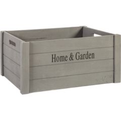 Koka kaste HOME&GARDEN-3, S- 31x21xH18cm, pelēks