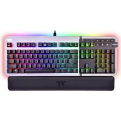 Thermaltake Argent K5 RGB Gaming Keyboard titanium, MX RGB BLUE, USB, U