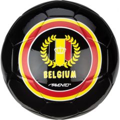 Мяч для уличного футбола AVENTO 16XO Glossy World Soccer Черный/Желтый/Красный