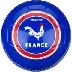 Мяч для уличного футбола AVENTO 16XO Glossy World Soccer Кобальтовый синий / красный / белый