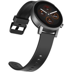 TicWatch E3 1.3”, Smart watch, GPS (satellite), 2.5D glass, Touchscreen, Heart rate monitor, Activity monitoring 24/7, Waterproof, Bluetooth, Wi-Fi, Panther Black