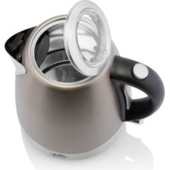 ETA Kettle Ela mini ETA859990040 Standard, 2100 W, 1.2 L, Stainless steel, 360° rotational base, Grey Tējkannas (elektriskās)
