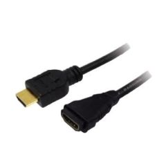 LOGILINK - Cable HDMI - HDMI 1.4 male / female, version Gold, lenght 3m