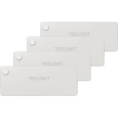 Xiaomi Yeelight LED Sensor Drawer Light, Rechargeable battery, USB-C, 4pcs pack