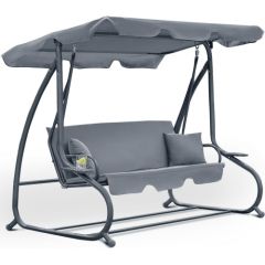 Furnide Dārza šūpoles "Relax Plus" pelēkas