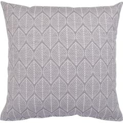 Pillow RETRO 45x45cm, grey leaf