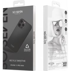 Apple iPhone 13 Pro Max Smoothie Silicone Cover By So Seven Black