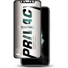 Fusion Matte Privacy Ceramic matēta aizsargplēve telefonam Samsung A037 Galaxy A03S melns Ekrānu aizsardzība