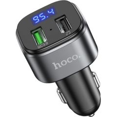 Hoco E37 FM Bluetooth Transmitter Auto Radio / MP3 / 2xUSB QC3.0 / 18W / Melns