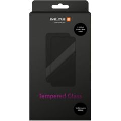 Evelatus Samsung Galaxy A22 2.5D Print Full cover clear tempered glass