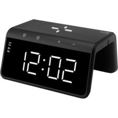 Evelatus  Wireless Charging Clock WCC01BK Black