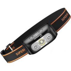 Superfire HL05-D, 110 lm, USB galvas lukturis