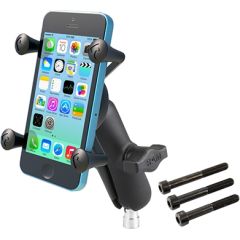 RAM Mounts X-Grip Phone Mount with Motorcycle Handlebar Clamp Base