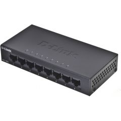 D-Link DGS-108GL Unmanaged Gigabit Ethernet (10/100/1000) Black