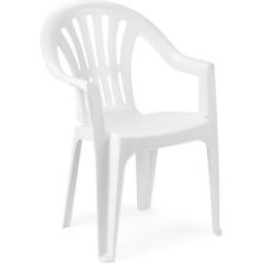 Krēsls Kona 55x53.5x82cm, plastmasas, balts