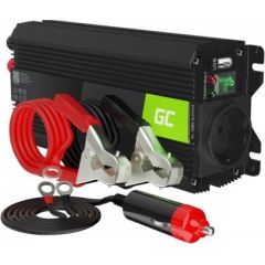 Green Cell® Car Power Inverter Converter 12V to 230V 500W/1000W with USB Strāvas pārveidotāji