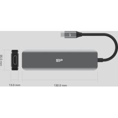 SILICON POWER SU20 7IN1 USB-C PD DOCKING STATION
