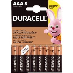 Duracell 8x LR03 AAA Single-use battery Alkaline Baterijas un akumulatori