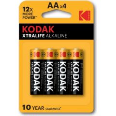 Kodak XTRALIFE alkaline AA battery (4 pack)