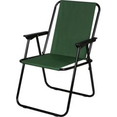 Royokamp Travel krēsls ar 57x44x75cm salokāmiem zaļiem roku balstiem