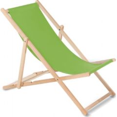 GreenBlue Classic dižskābarža dārza krēsls GB183 gaiši zaļš Шезлонги и пляжные стулья