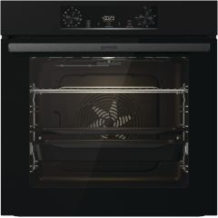 Gorenje Oven BOS6737E06B 77 L, Multisystem oven, EcoClean enamel, Mechanical controls, Steam function, Height 59.5 cm, Width 59.5 cm, Jet black