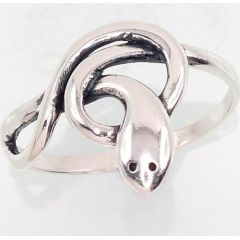 Серебряное кольцо #2101399(POX-BK), Серебро	925°, оксид (покрытие), Размер: 17, 1.7 гр.