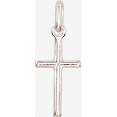 Серебряный кулон-крестик #2301297, Серебро	925°, 0.3 гр.