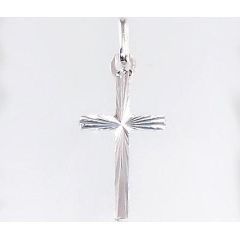 Sudraba kulons-krustiņš #2300566, Sudrabs	925°, 0.3 gr. Krustiņi un ikonas