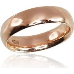 Золотое обручальное кольцо #1100271(Au-R), Красное Золото	585°, Размер: 21, 3.26 гр.