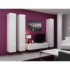 Cama Meble Cama Living room cabinet set VIGO 14 white/white gloss