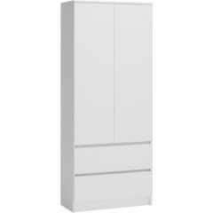 Top E Shop Topeshop SZAFA MALWA B bedroom wardrobe/closet 5 shelves 2 door(s) White